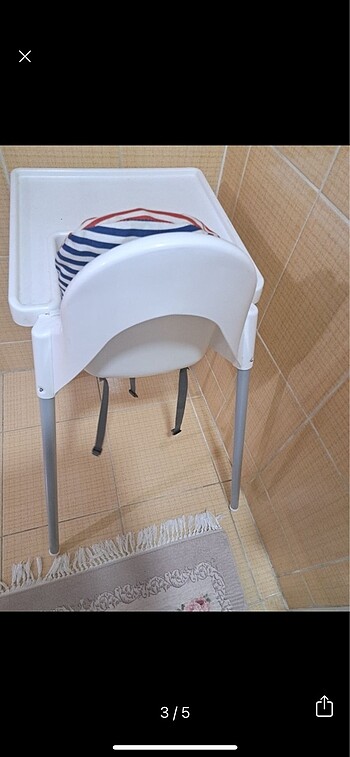Ikea İkea mama sandalyesi ve minderi