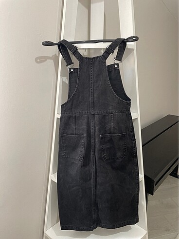 Jean/Kot Salopet Elbise - Görsel 3