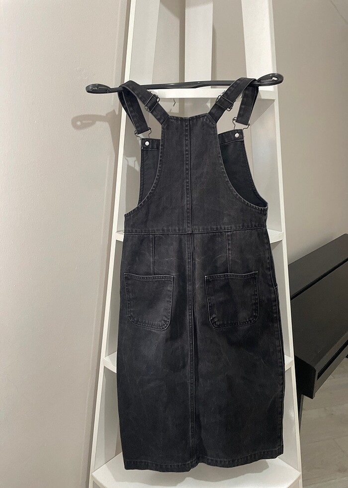 Jean/Kot Salopet Elbise - Görsel 3