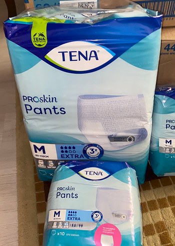 m Beden beyaz Renk TENA ProSkin Extra Medium bez
