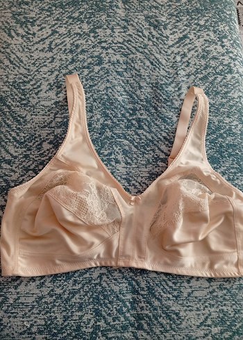 Bej Vintage Dantel Detaylı Sütyen