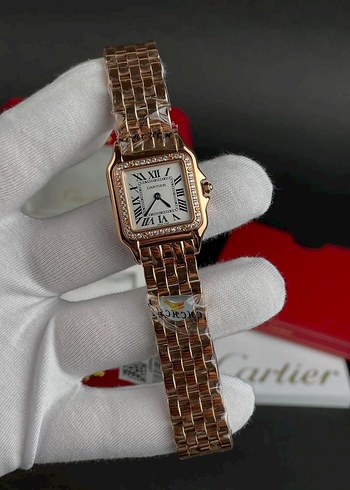 Cartier Altın Renkli Klasik Kadın Saati