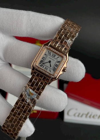 Beden Cartier Altın Renkli Klasik Kadın Saati
