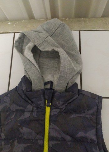 Erkek Çocuk Gri Streetwear Yelek - Görsel 3