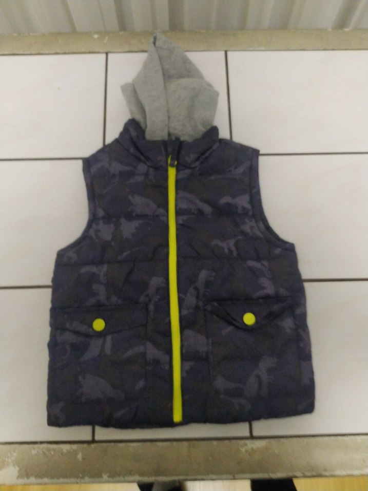 Erkek Çocuk Gri Streetwear Yelek - Görsel 2