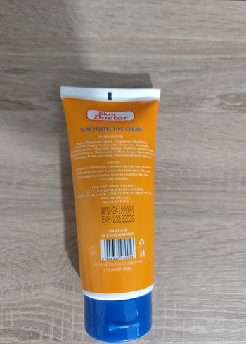 Skin Doctor SPF 80 Güneş Koruyucu Krem - Görsel 3