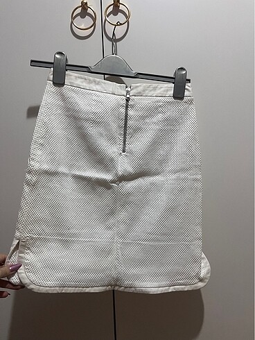 xs Beden beyaz Renk mini etek