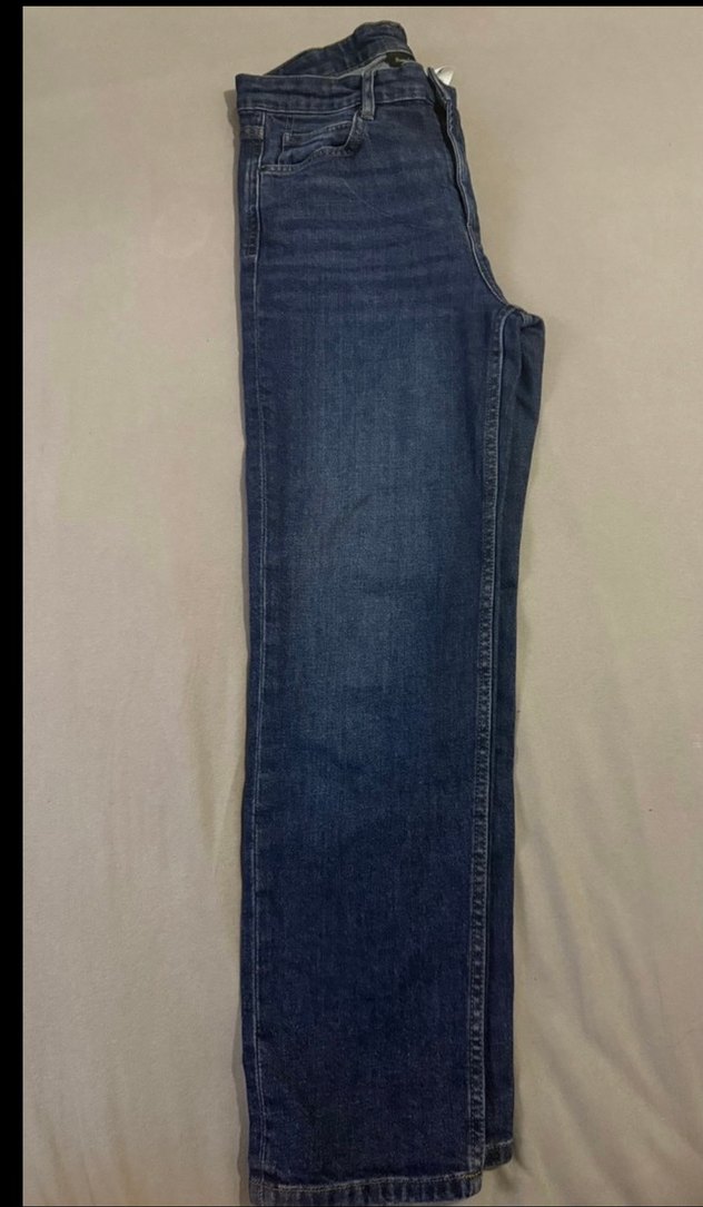 Kadın Lacivert Bol Kesim Denim Pantolon — görsel 3/4