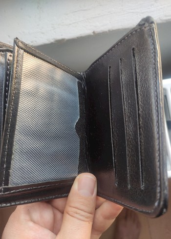 sıfır kilometre Siyah Minimalist Erkek Cüzdan - Görsel 2