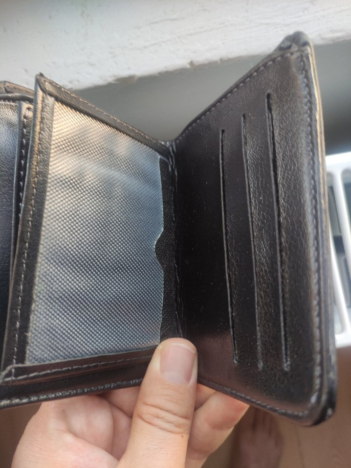 sıfır kilometre Siyah Minimalist Erkek Cüzdan - Görsel 2