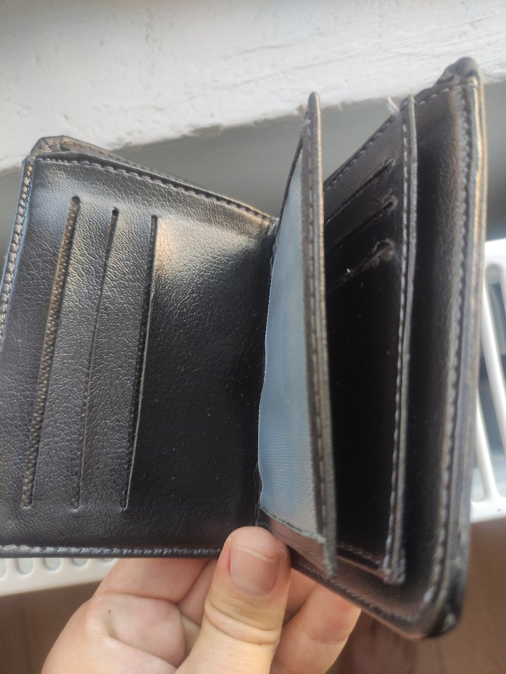 sıfır kilometre Siyah Minimalist Erkek Cüzdan - Görsel 3