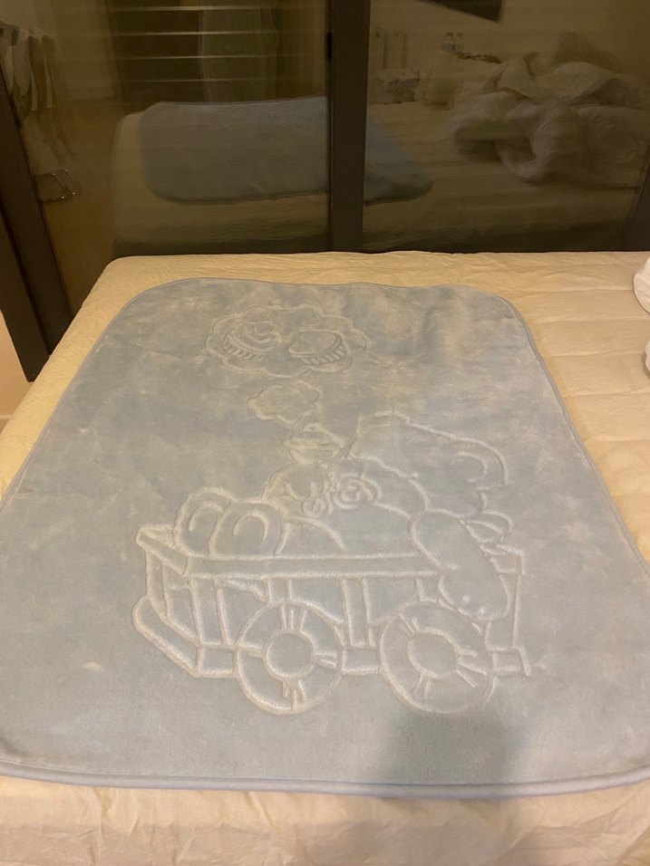 Pastel Mavi Çocuk Battaniyesi - Görsel 2