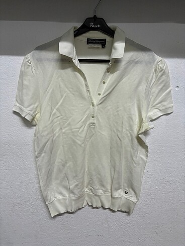 Orijinal Salvatore Ferragamo polo yaka tişört