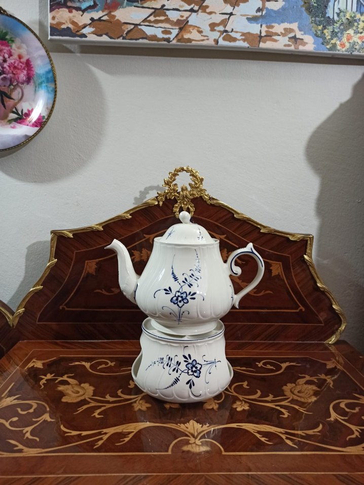 Willeriy & Boch  Lüksemburg Beyaz Çiçek Desenli Porselen Set - Görsel 2