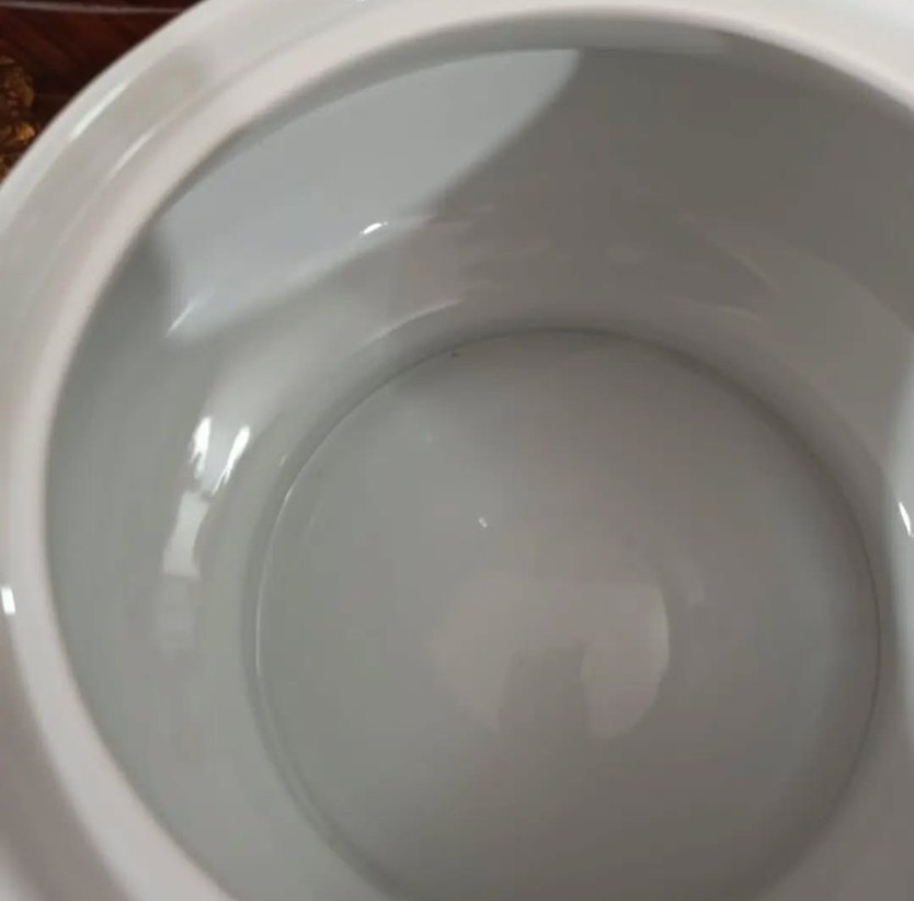 Gurdal Porselen ,Pastel Çiçek Desenli Vorbalik Tencere - Görsel 5