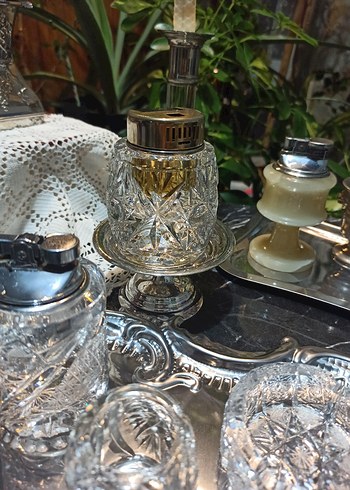 Vintage   Sigara Cakmak  Kristal ,Granit Setleri. - Görsel 3