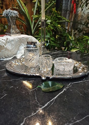 Vintage   Sigara Cakmak  Kristal ,Granit Setleri. - Görsel 10