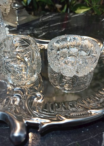 Vintage   Sigara Cakmak  Kristal ,Granit Setleri. - Görsel 5