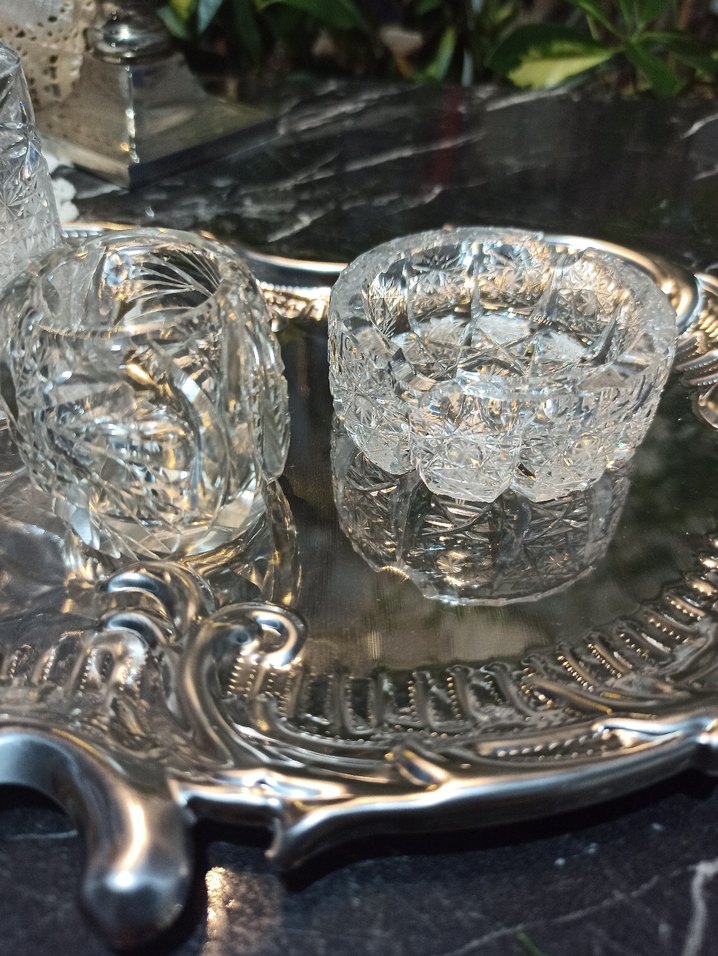 Vintage   Sigara Cakmak  Kristal ,Granit Setleri. - Görsel 5