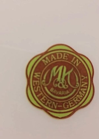 Bavariya ,Çiçek Desenli Beyaz Porselen Yemek Takımı 21 adt - Görsel 9