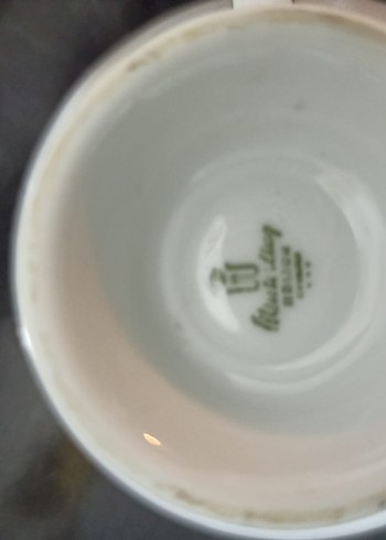 Bavariya,Altın Renkli Dekoratif Cay  Fincani ve Tabak Seti - Görsel 6