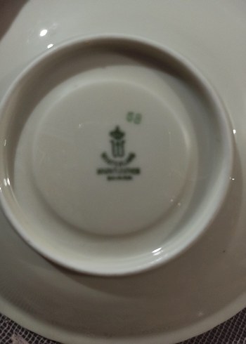 Apman ,Çiçek Desenli İnce Porselen Cay Fincani  ve Tabak - Görsel 6