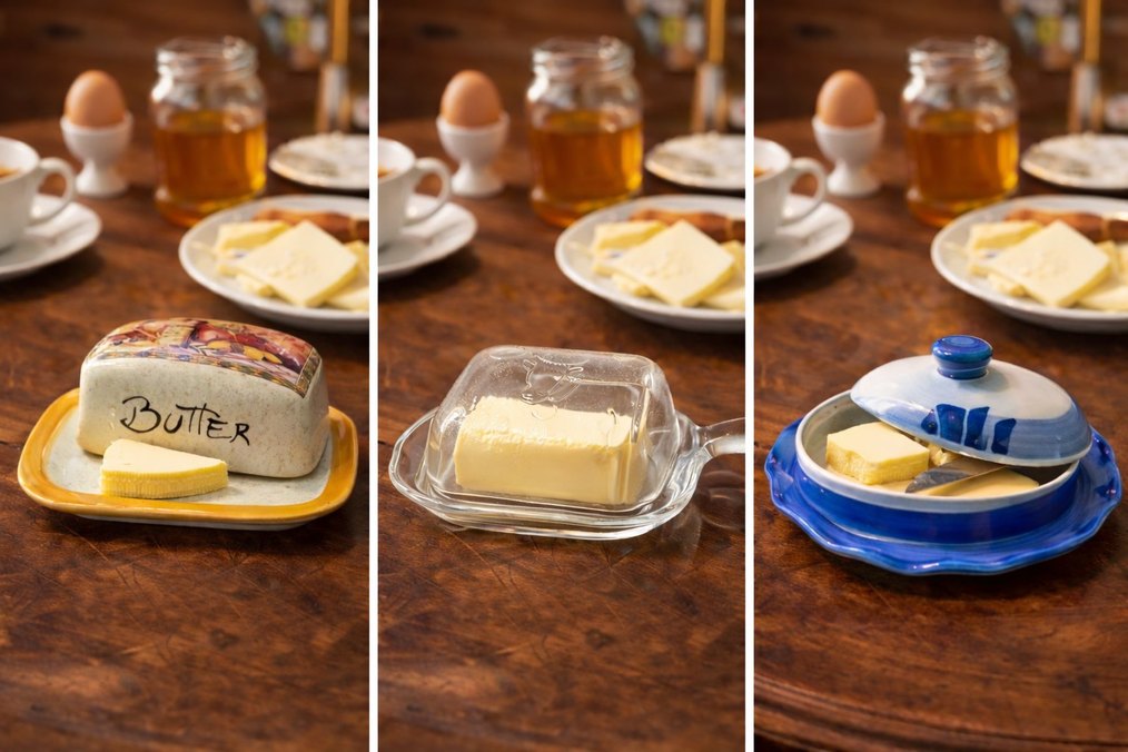 Parlak Bej Tereyağı Kabı - Görsel 2