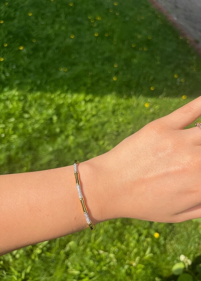 Sarı/taşlı Bileklik - Görsel 2