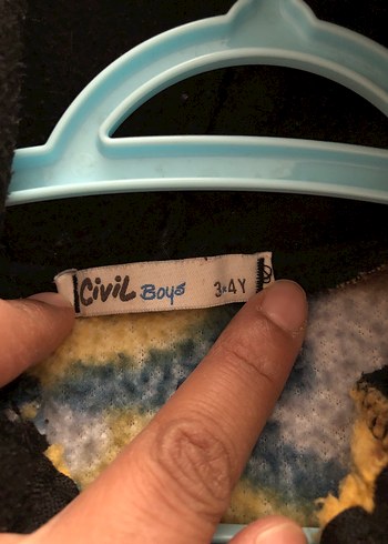 Erkek Çocuk Kapüşonlu Fermuarlı Renkli Ceket - Görsel 4