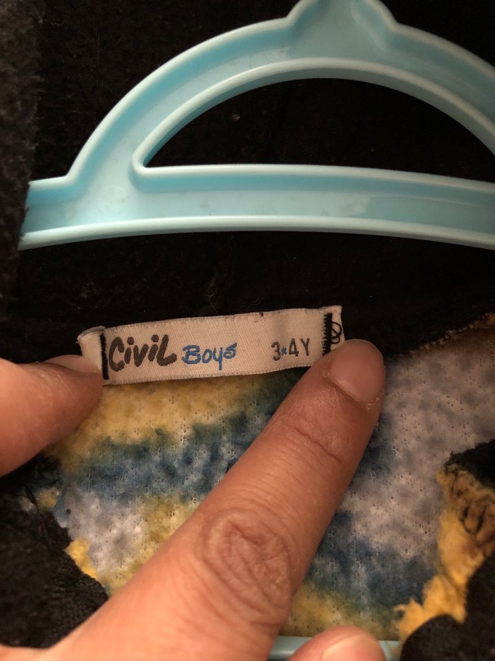 Erkek Çocuk Kapüşonlu Fermuarlı Renkli Ceket - Görsel 4