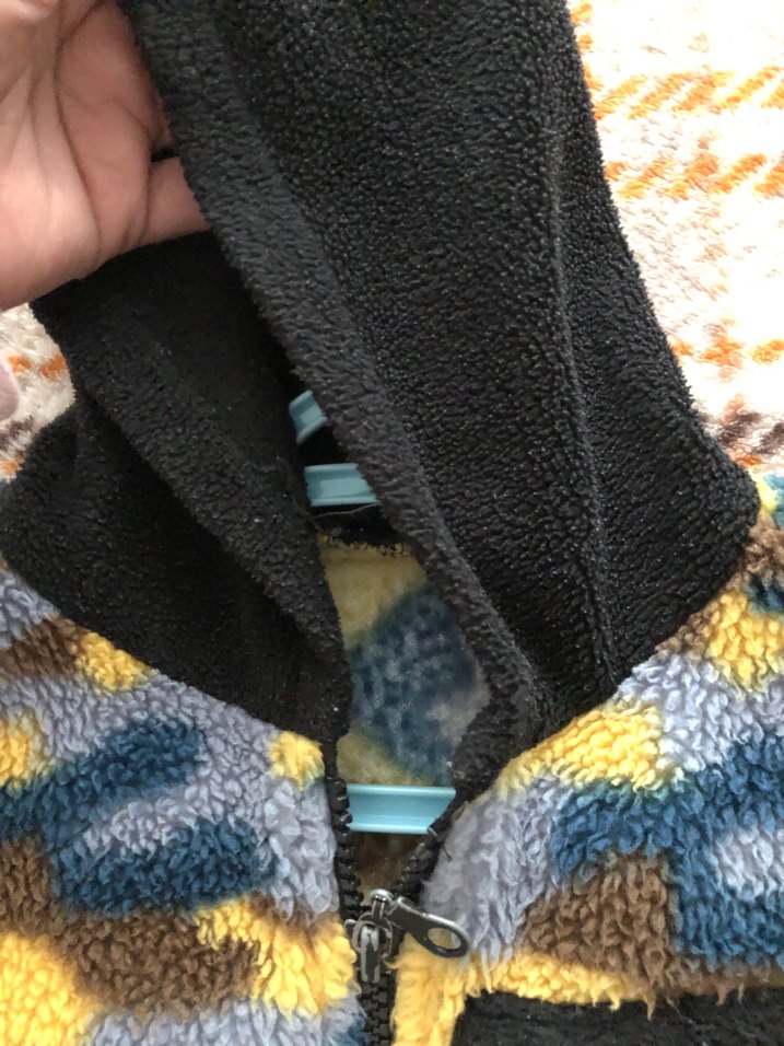 Erkek Çocuk Kapüşonlu Fermuarlı Renkli Ceket - Görsel 2