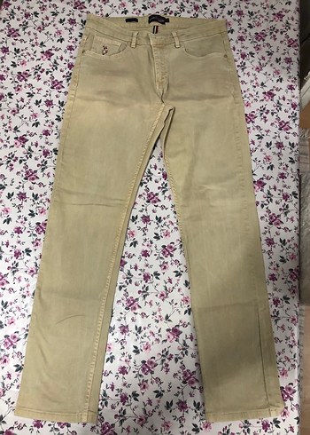 U.S Polo Assn. Bej Regular Fit Erkek Pantolon