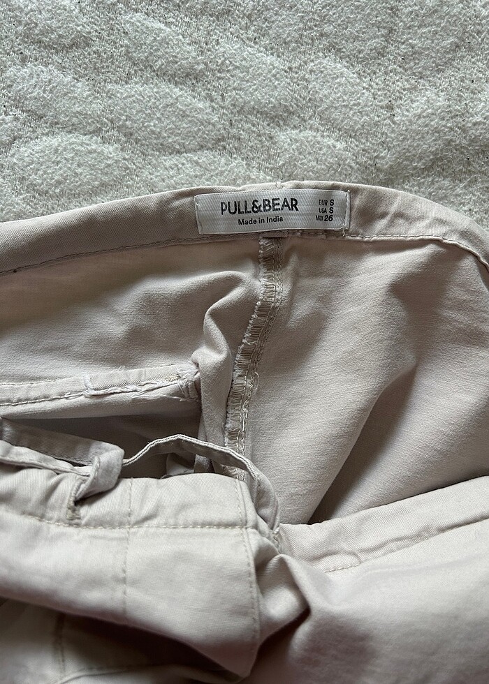 Pull and bear paraşüt pantolon - Görsel 4