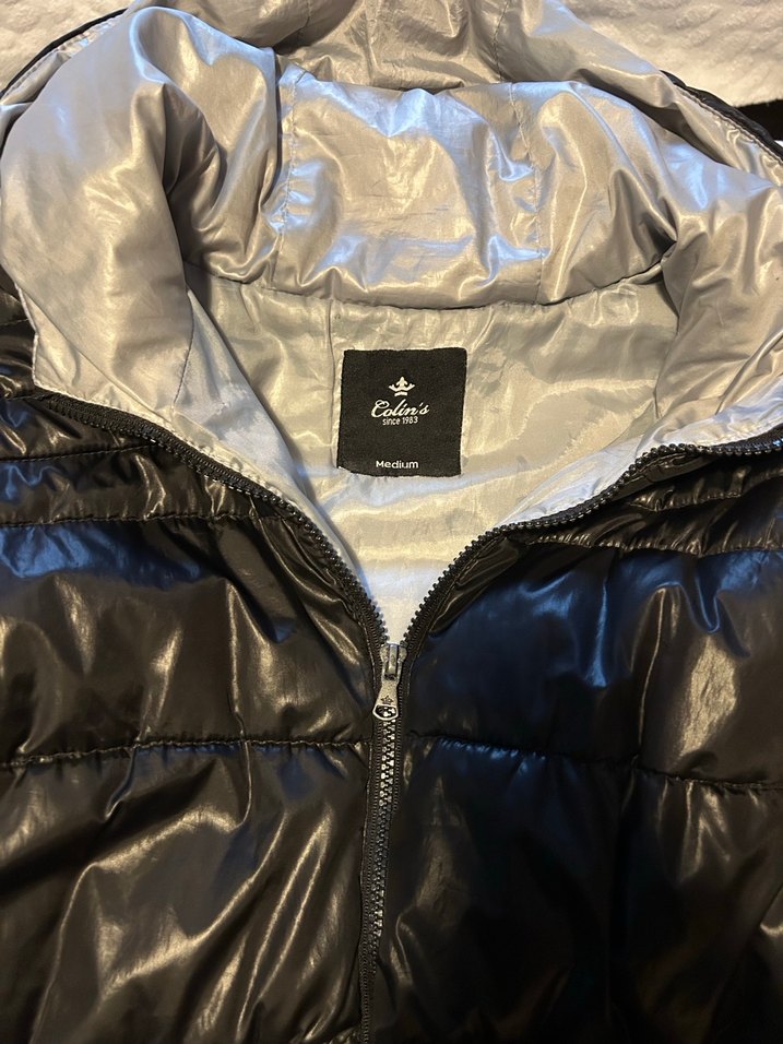 Colins siyah şişme kadın mont - Görsel 3