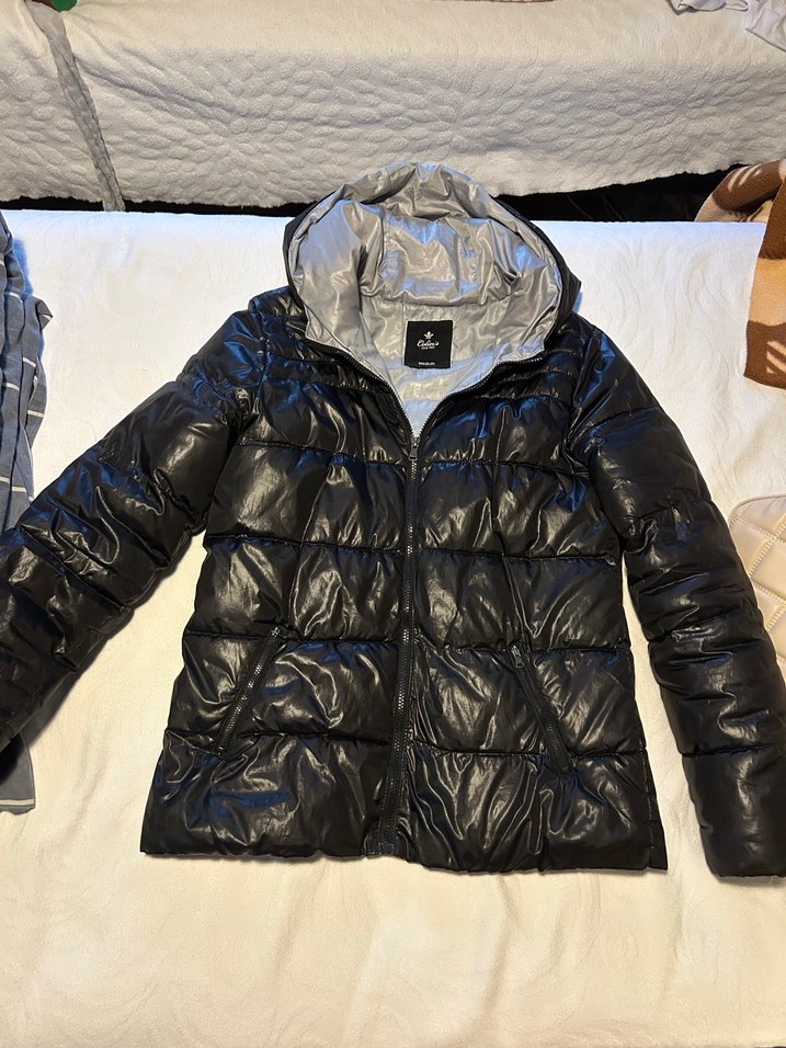 Colins siyah şişme kadın mont - Görsel 4