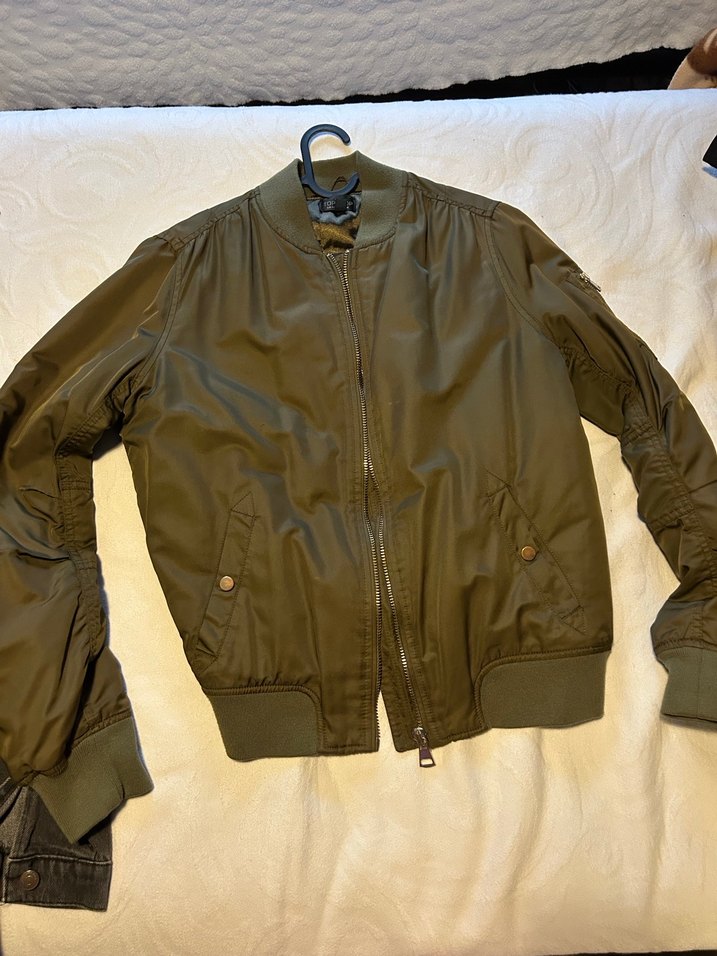 Haki bomber ceket - Görsel 3