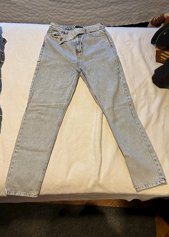 Kemer detaylı trendyol mom jean - Görsel 2