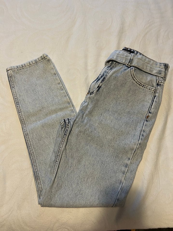 Kemer detaylı trendyol mom jean - Görsel 4