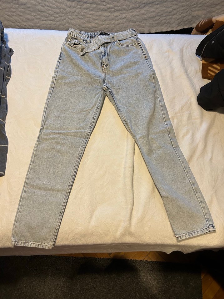 Kemer detaylı trendyol mom jean - Görsel 2