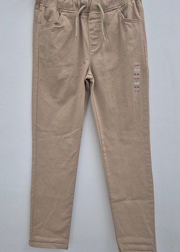 Erkek Çocuk Bej fit pantolon - Görsel 2