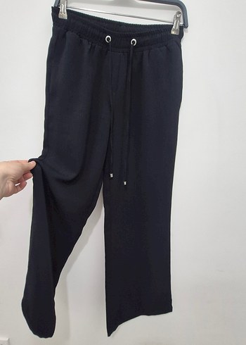 Yüksek bel bol paça pantolon - Görsel 2