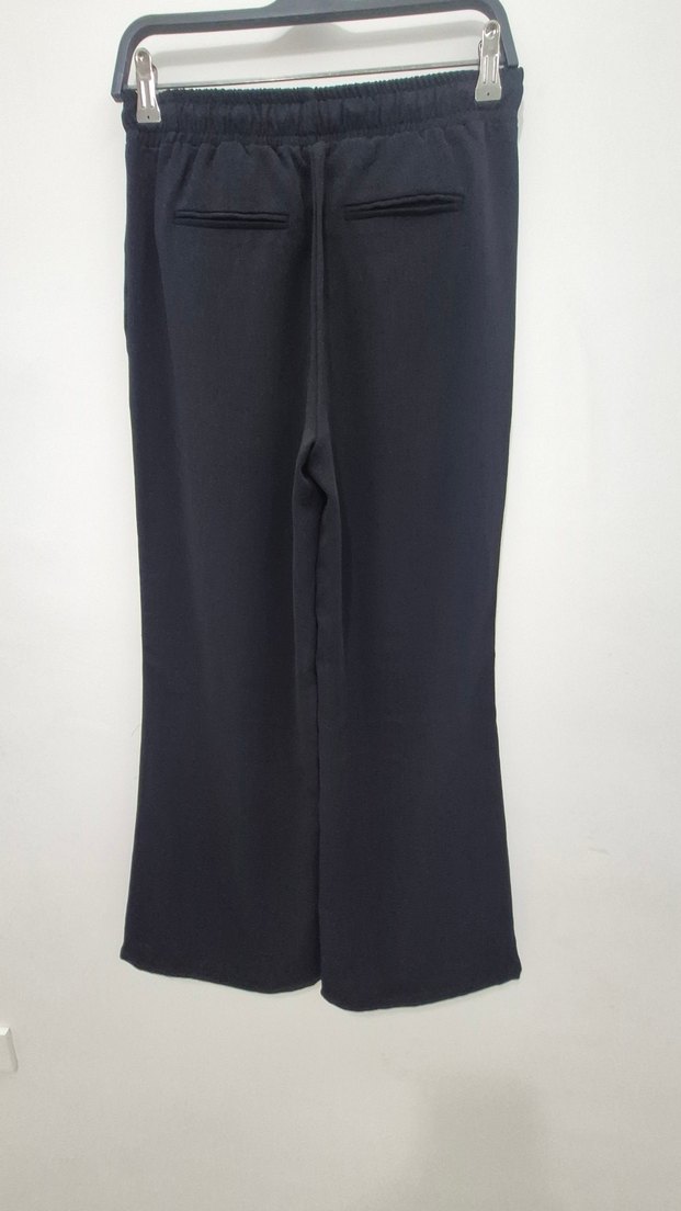 Yüksek bel bol paça pantolon - Görsel 3