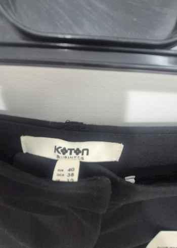 Siyah Kadın Bol Pantolon - Görsel 5