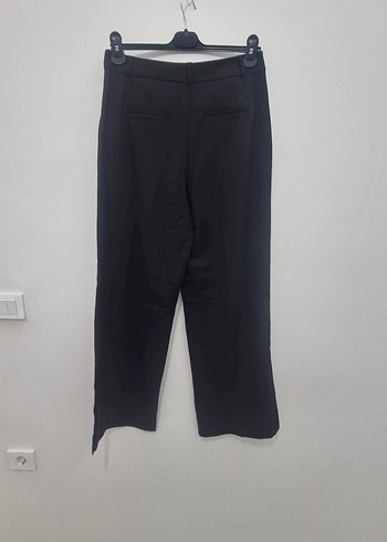 Siyah Kadın Bol Pantolon - Görsel 4