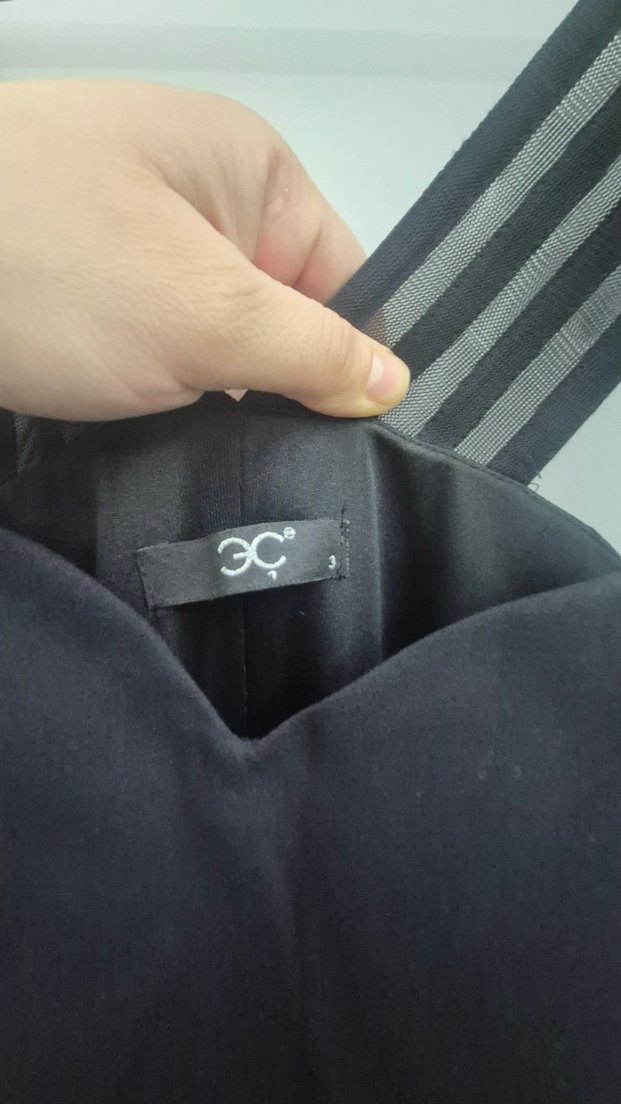 Siyah abiye elbise - Görsel 3