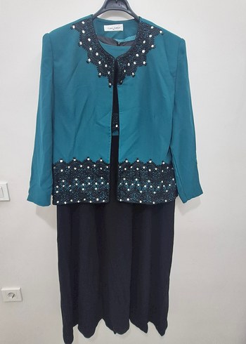 Büyük beden elbise ceket takım - Görsel 2