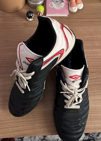 Lacivert Beyaz Bağcıklı Erkek Futbol Ayakkabısı krampon 41