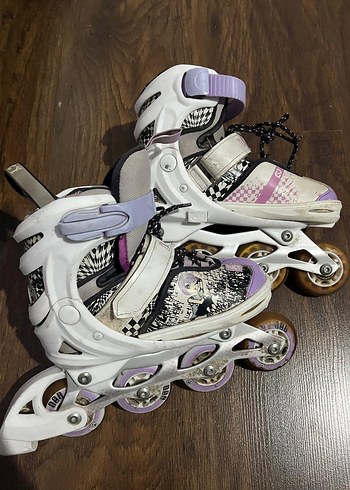 Beyaz Yılan Desenli Erkek Pateni 34 36 - Görsel 3