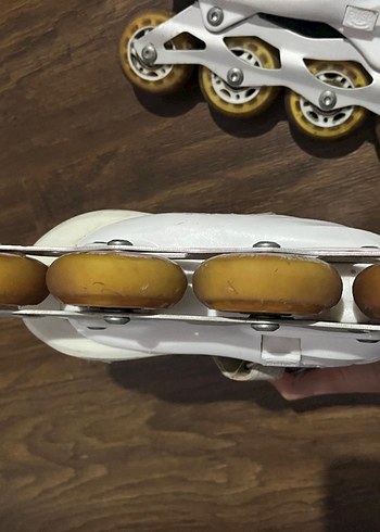 Beyaz Yılan Desenli Erkek Pateni 34 36 - Görsel 5