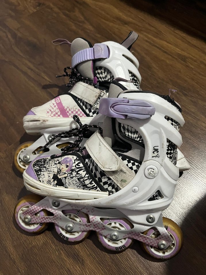 Beyaz Yılan Desenli Erkek Pateni 34 36 - Görsel 2